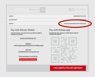 bovada bitcoin wallet