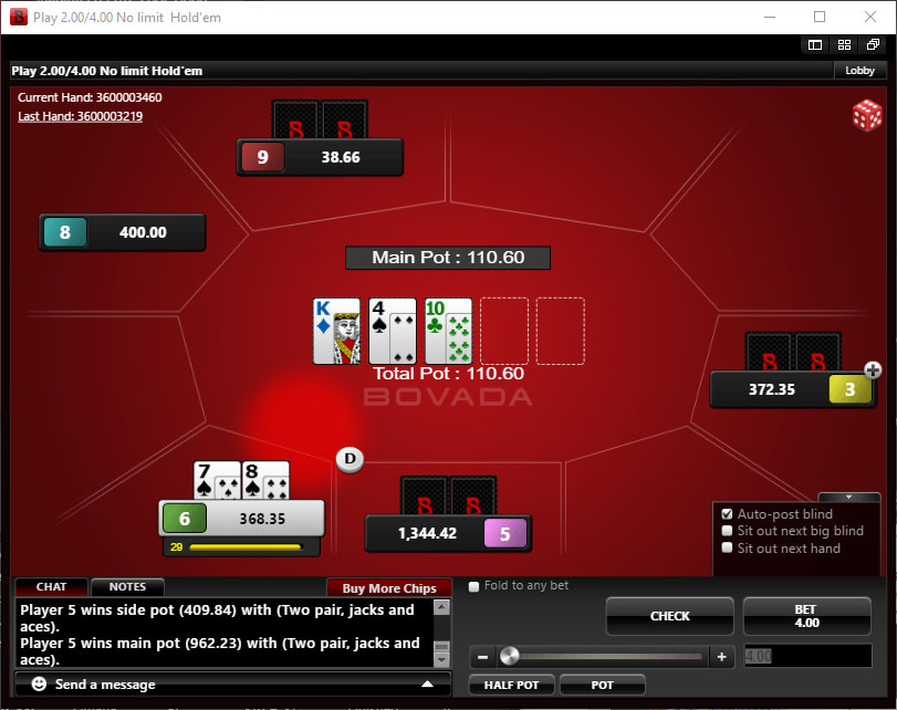 poker software free bovada