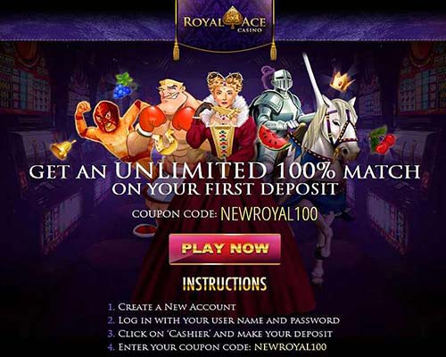 royal ace casino bonus codes 2017