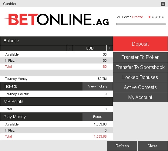 bet online login