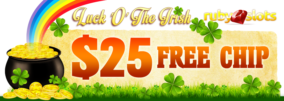 Ruby Slots $25 Free Chip No Deposit Bonus promo code